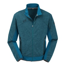 Maul Fleece Jacket Falzeben 2XT-Hybrid (Structured Fleece, Breathable) Petrol Blue Men